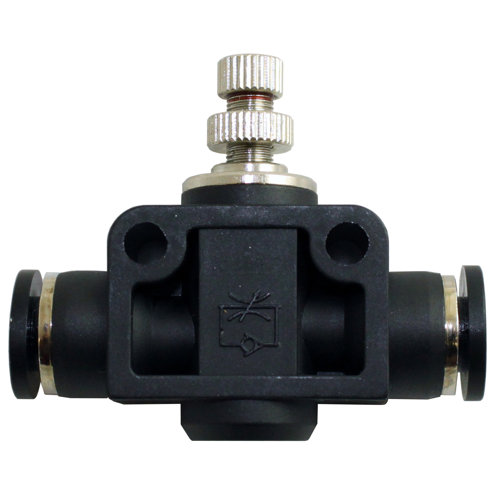 In Line Flow Control Valve Push To Connect Fitting